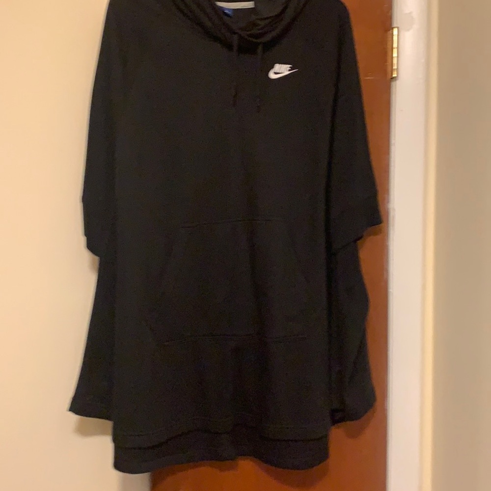 Navy blue Nike Poncho